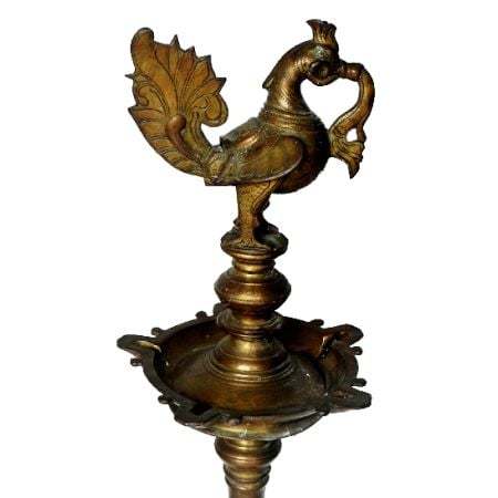Vintage Oil Lamp-6 (Ht-29 Inches)