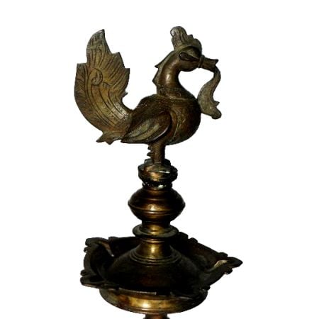 Vintage Oil Lamp-25 (Ht-25 Inches)