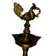 Vintage Oil Lamp-27 (Ht-20.5 Inches)