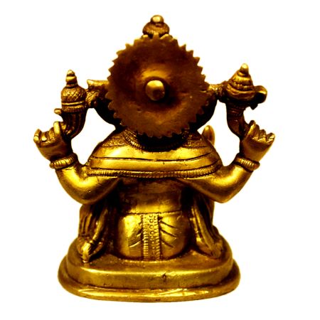Brass Ganesha (Ht-4.75 Inches)