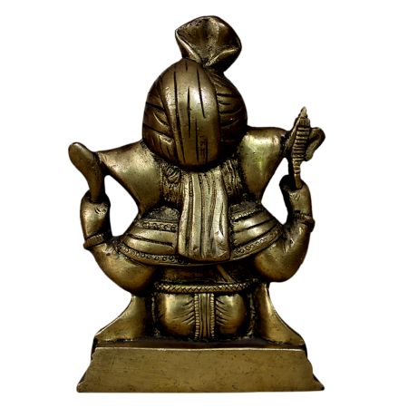 Brass Ganesha (Ht-6 Inches)