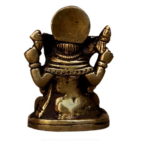 Brass Ganesha (Ht-2.3 Inches)