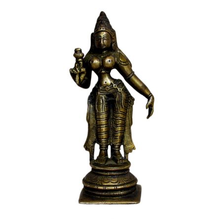 Brass Laxmi (Ht-6.1 Inches)