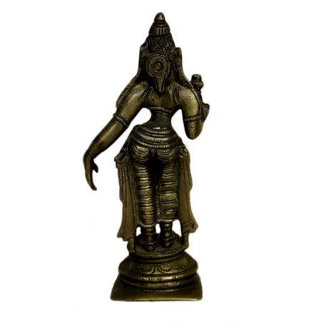 Brass Laxmi (Ht-6.1 Inches)