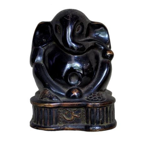 Brass Ganesha (Ht-5.9 Inches)