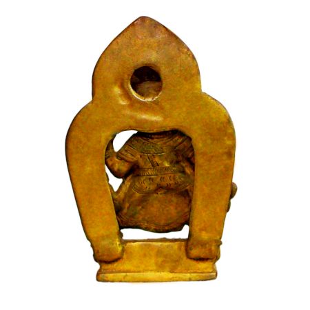 Brass Ganesha (Ht- 6.3 Inches)