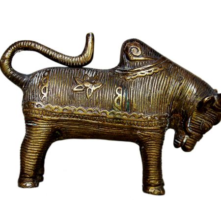 Brass Bull Ht-3.5 Inches