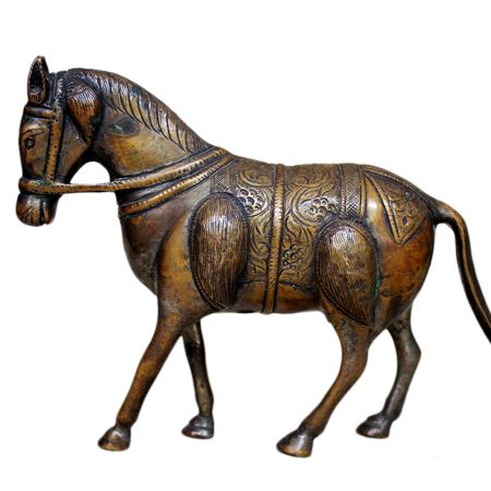 Brass Horse Ht-6.1 Inches