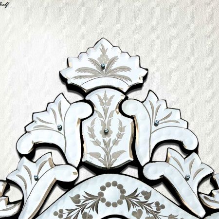 Vintage Venetian Mirror-24.5 inches X 15 inches