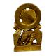 Brass Ganesha (Ht-4.1 Inches)