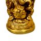 Brass Ganesha (Ht-5.2 Inches)