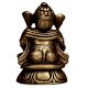 Brass Ganesha (Ht-3.5 Inches)