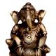 Brass Ganesha (Ht-3.5 Inches)