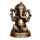 Brass Ganesha (Ht-4.7 Inches)