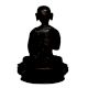 Brass Buddha (Ht-6.7 Inches)