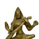 Brass Saraswati (Ht-7.9 Inches)