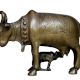 Brass Cow Ht-4.7 Inches
