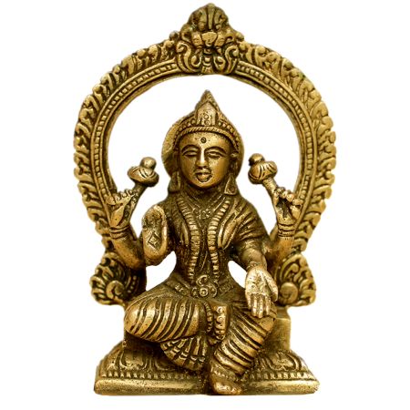 Brass Laxmi (Ht-5.1 Inches)