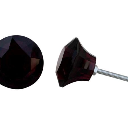 Dark Purple Cabinet Knobs Big