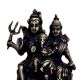Brass Shiv Parvati (Ht-5.5 Inches)