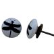 Black Butterfly Flat Kids Knob