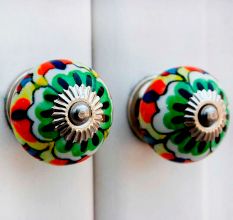Colorful Round Drawer Knob