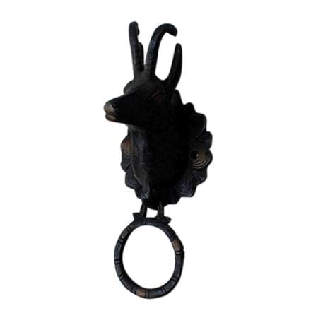 Antique Billy Goat Door Knocker-1