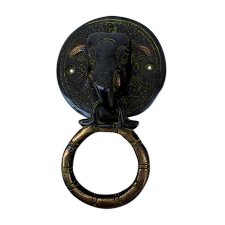 Antique Elephant Door Knocker-1