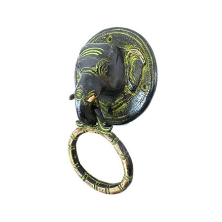 Antique Elephant Door Knocker-2