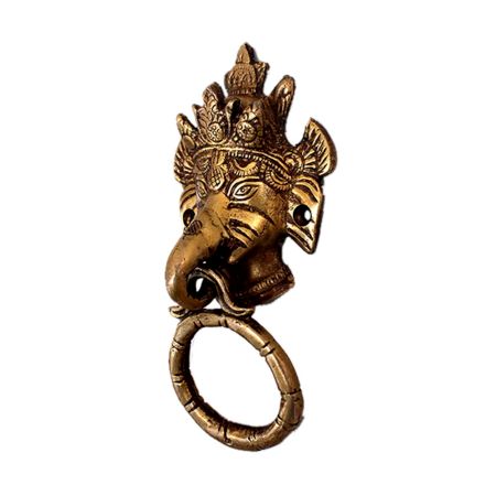 Golden Ganesha Door Knocker