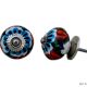 Colorful Floral Ceramic Knob