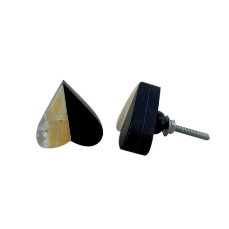 Heart Shell & Horn Cabinet Knobs