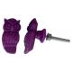 Purple Small Owl Knob