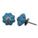 Turquoise Crackle Ceramic Cabinet Almirah Knob