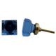 Slat Blue Square Small Drawer Knobs