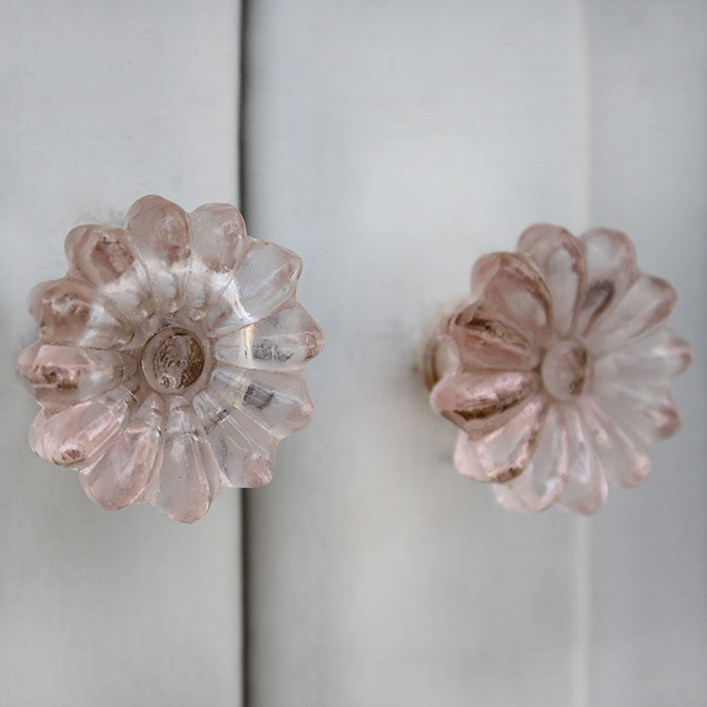 Pink Sunflower Knob