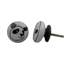 Panda Ceramic Kids Knob