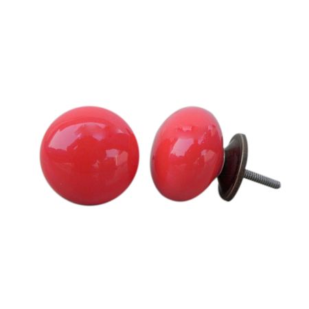 Solid Red Knob