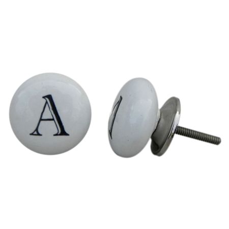 A Flat Alphabet Knob