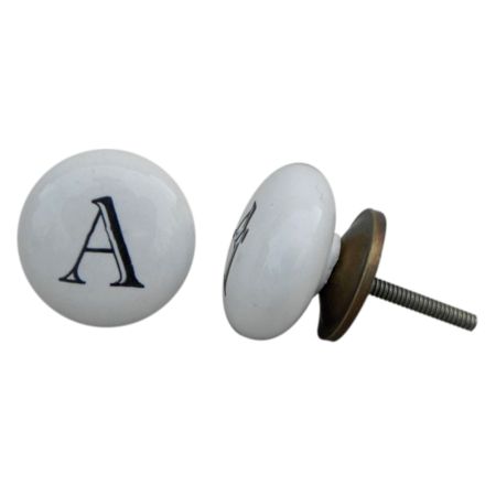 A Flat Alphabet Knob