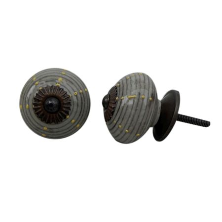 Caramel Striped Knob