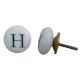 H Alphabet Ceramic Dresser Knob