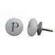 P Alphabet Ceramic Wardrobe Door Knob