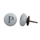 P Alphabet Ceramic Wardrobe Door Knob