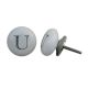 U Alphabet Ceramic Cabinet Door Knob