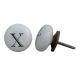 X  Alphabet Ceramic Cabinet Knob