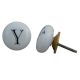 Y Alphabet Ceramic Dresser Drawer Knob