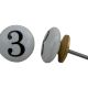 Number Ceramic Knob -3