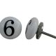 Number Ceramic Knob -6