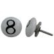 Number Ceramic Knob -8